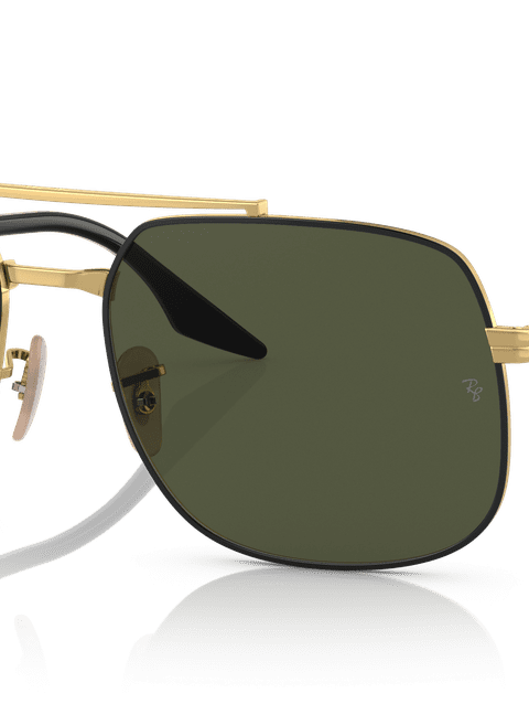 Ray-Ban Sunglasses Unisex Rb3699 - Black Frame Green Lenses 59-18