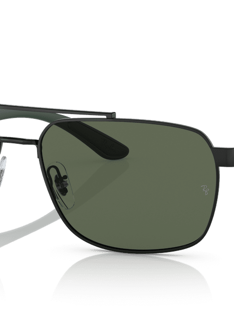 Ray-Ban Sunglasses Man Rb3701 - Green Frame Green Lenses 59-17