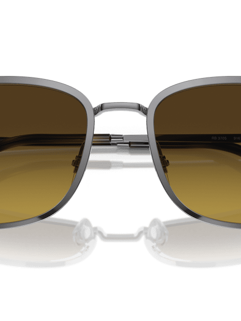 Ray-Ban Sunglasses Man Rb3705 - Gunmetal Frame Brown Lenses 57-19