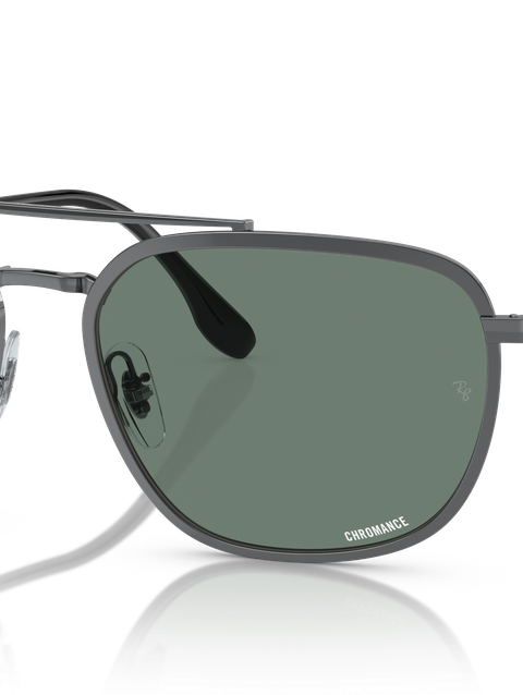 Ray-Ban Sunglasses Man Rb3708 Chromance - Gunmetal Frame Grey Lenses 59-18 Polarized