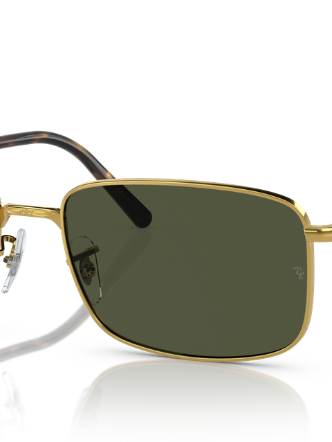 Ray-Ban Sunglasses Unisex Rb3717 - Gold Frame Green Lenses 57-18