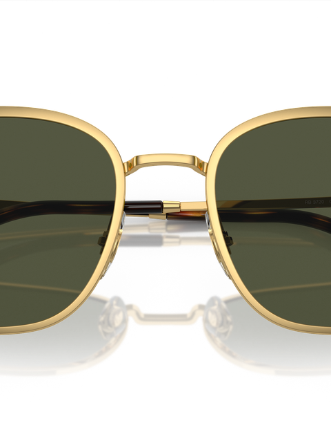 Ray-Ban Sunglasses Unisex Rb3720 - Arista Gold Frame Green Lenses 55-20