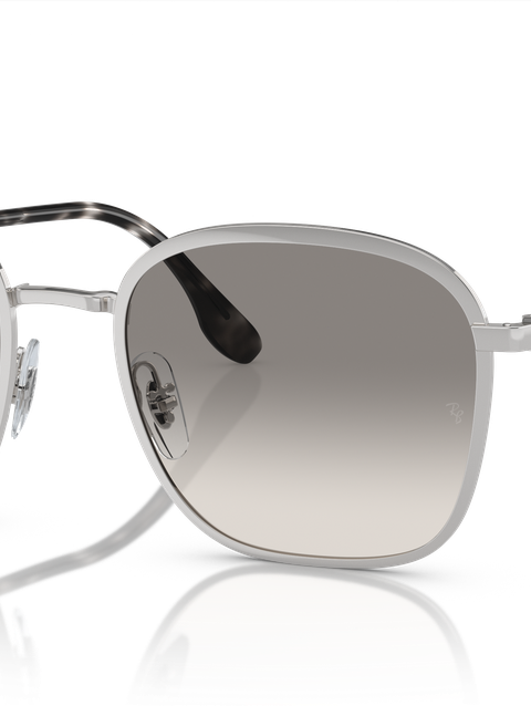 Ray-Ban Sunglasses Unisex Rb3720 - Silver Frame Grey Lenses 55-20