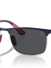 Ray-Ban Sunglasses Unisex Rb3726m Scuderia Ferrari Collection - Gunmetal Frame Grey Lenses 57-18