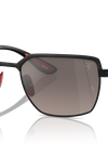 Ray-Ban Sunglasses Unisex Rb3743m Scuderia Ferrari Collection - Black Frame Grey Lenses 58-19 Polarized