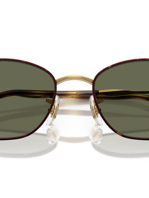 Ray-Ban Sunglasses Woman Rb3749 - Gold Frame Green Lenses 55-18 Polarized