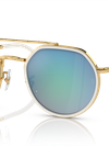 Ray-Ban Sunglasses Unisex Rb3765 - Arista Gold Frame Blue Lenses 53-22