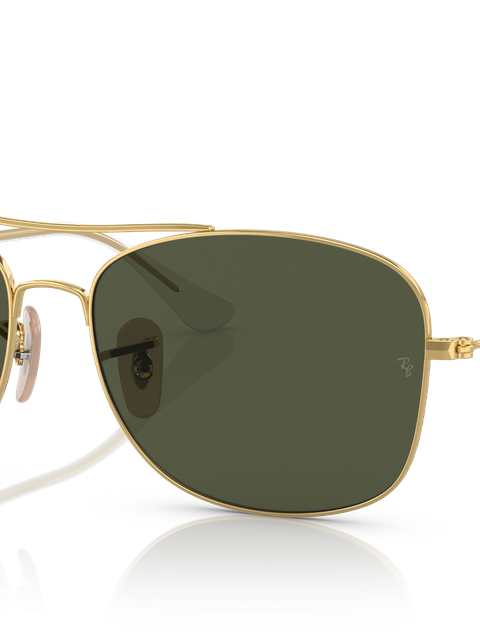 Ray-Ban Sunglasses Unisex Rb3799 - Arista Gold Frame Green Lenses 57-15