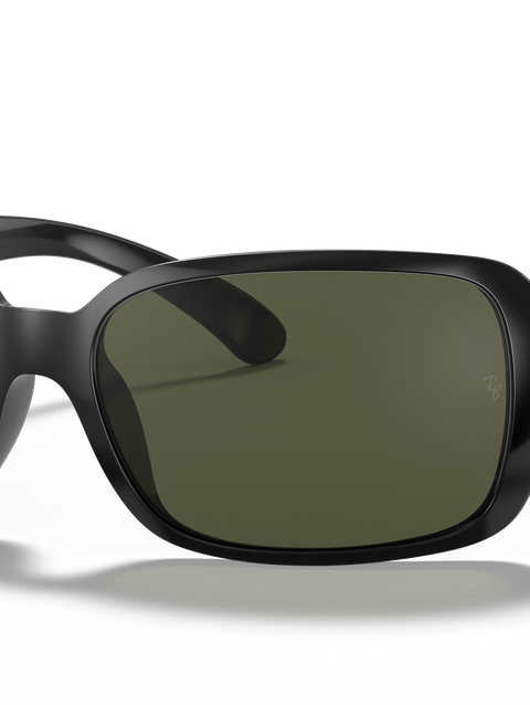 Ray-Ban Sunglasses Woman Rb4068 - Black Frame Green Lenses 60-17