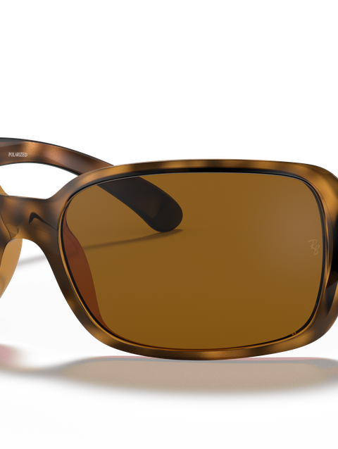 Ray-Ban Sunglasses Woman Rb4068 - Havana Frame Brown Lenses 60-17 Polarized