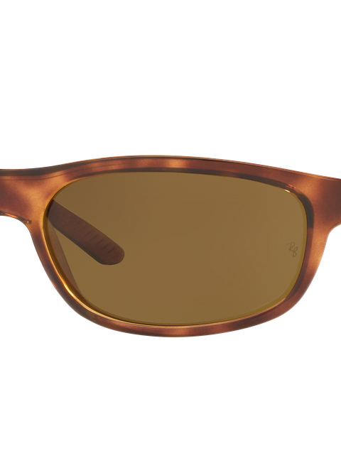 Rb4114 B-15 Brown Solid Color Polished Havana