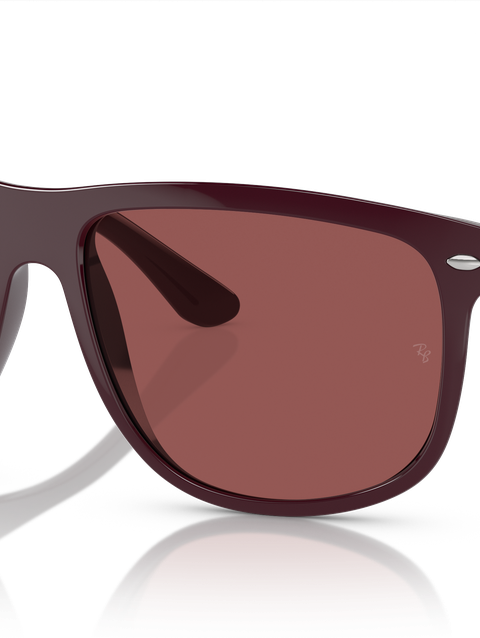 Ray-Ban Sunglasses Man Boyfriend - Bordeaux Frame Violet Lenses 60-15