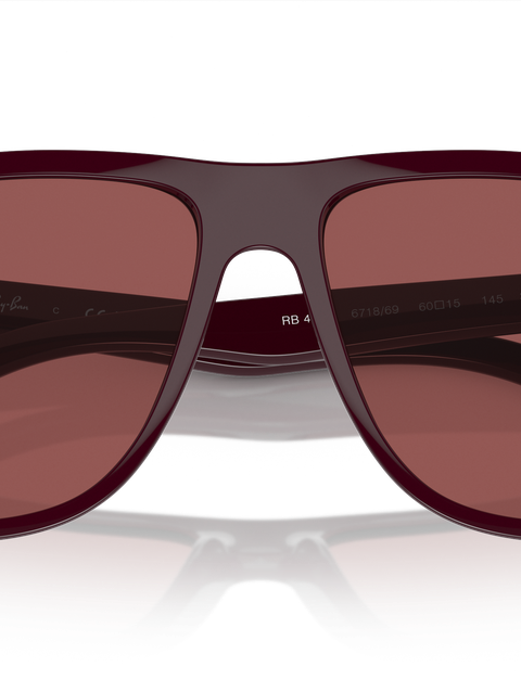 Ray-Ban Sunglasses Man Boyfriend - Bordeaux Frame Violet Lenses 60-15