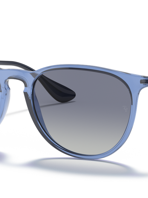 Ray-Ban Sunglasses Woman Erika Color Mix - Transparent Blue Frame Blue Lenses 54-18