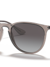 Ray-Ban Sunglasses Woman Erika Color Mix - Transparent Grey Frame Grey Lenses 54-18