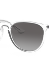 Ray-Ban Sunglasses Woman Erika Color Mix - Transparent Frame Grey Lenses 54-18