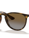 Ray-Ban Sunglasses Woman Erika @collection - Gold Frame Brown Lenses 54-18 Polarized