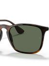 Ray-Ban Sunglasses Man Chris - Light Havana Frame Green Lenses 54-18