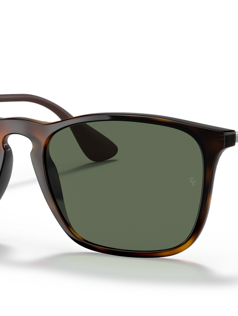 Ray-Ban Sunglasses Man Chris - Light Havana Frame Green Lenses 54-18