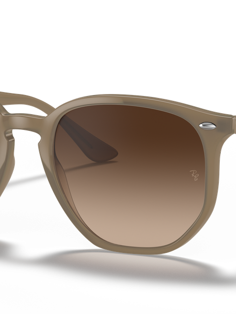 Ray-Ban Sunglasses Unisex Rb4306 - Beige Frame Brown Lenses 54-19