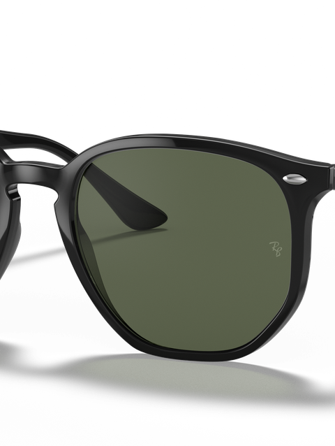 Ray-Ban Sunglasses Unisex Rb4306 - Black Frame Green Lenses 54-19