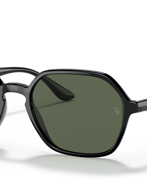 Ray-Ban Sunglasses Unisex Rb4361 - Black Frame Green Lenses 52-18