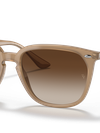 Ray-Ban Sunglasses Unisex Rb4362 - Light Brown Frame Brown Lenses 55-18