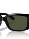 Ray-Ban Sunglasses Woman Rb4389 - Black Frame Green Lenses 55-17