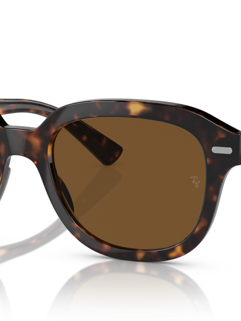 Ray-Ban Sunglasses Unisex Erik - Havana Frame Brown Lenses 51-20 Polarized