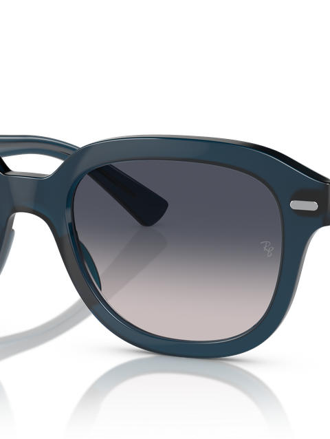 Ray-Ban Sunglasses Unisex Erik - Opal Dark Blue Frame Blue Lenses 51-20 Polarized