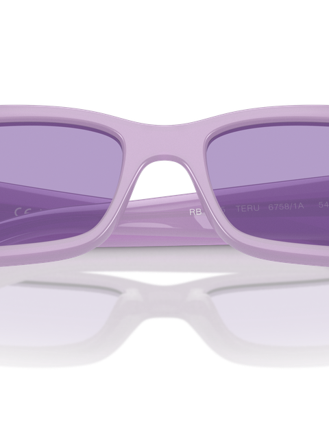 Ray-Ban Sunglasses Unisex Teru Bio-based - Lilac Frame Violet Lenses 54-17