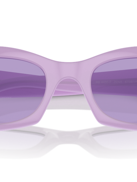 Ray-Ban Sunglasses Unisex Zena Bio-based - Lilac Frame Violet Lenses 52-22