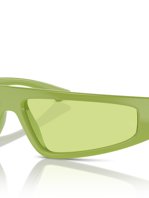 Ray-Ban Sunglasses Unisex Izaz Bio-based - Apple Green Frame Green Lenses 59-13