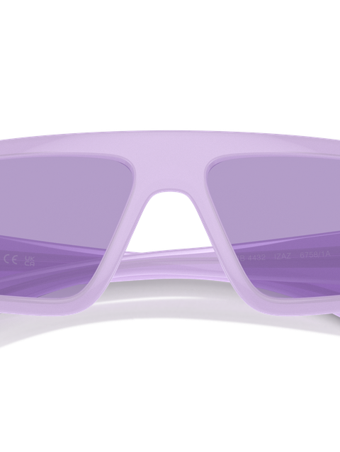 Ray-Ban Sunglasses Unisex Izaz Bio-based - Lilac Frame Violet Lenses 59-13