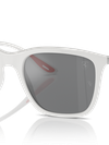 Ray-Ban Sunglasses Unisex Rb4433m Scuderia Ferrari Collection - White Frame Grey Lenses 54-20