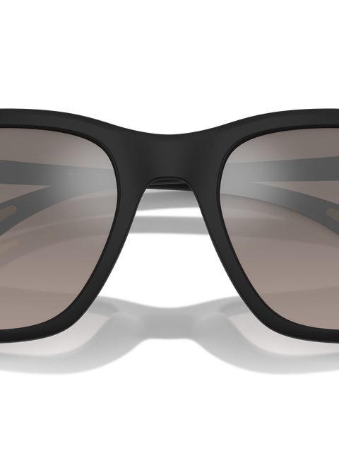 Ray-Ban Sunglasses Unisex Scuderia Ferrari Sainz Special Edition 2024 - Black Frame Silver Lenses 54-20 Polarized