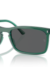 Ray-Ban Sunglasses Unisex Rb4435 - Transparent Green Frame Grey Lenses 56-18