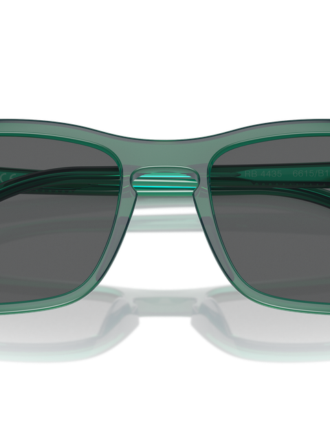 Ray-Ban Sunglasses Unisex Rb4435 - Transparent Green Frame Grey Lenses 56-18