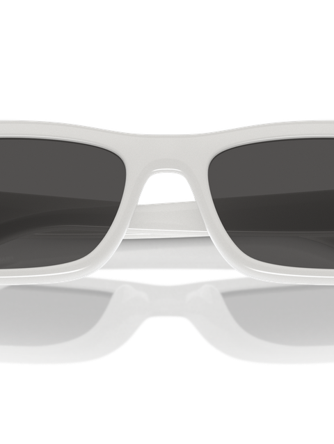 Ray-Ban Sunglasses Unisex Rb4436d Bio-based - White Frame Grey Lenses 55-16