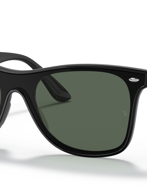 Ray-Ban Sunglasses Unisex Blaze Wayfarer - Black Frame Green Lenses 01-41