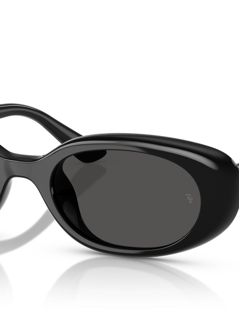 Ray-Ban Sunglasses Unisex Rb4441d Bio-based - Black Frame Grey Lenses 53-21