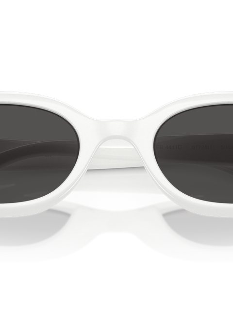 Ray-Ban Sunglasses Unisex Rb4441d Bio-based - White Frame Grey Lenses 53-21