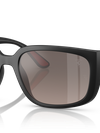 Ray-Ban Sunglasses Unisex Rb4443m Scuderia Ferrari Collection Chromance - Matte Black Frame Grey Lenses 57-19 Polarized