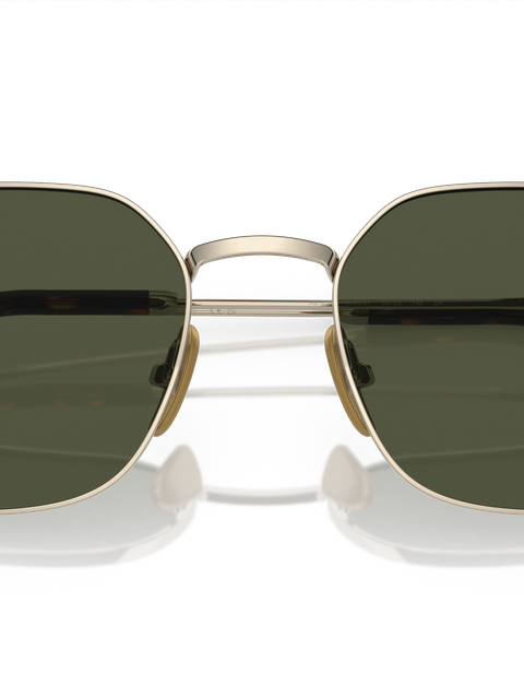 Ray-Ban Sunglasses Unisex Jim Titanium - Arista Gold Frame Green Lenses 53-20