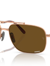 Ray-Ban Sunglasses Unisex Michael Titanium - Light Brown Frame Brown Lenses 59-15 Polarized