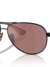 Ray-Ban Sunglasses Man Rb8331m Scuderia Ferrari Collection - Dark Carbon Frame Silver Lenses 61-13 Polarized