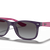 Ray-Ban Sunglasses Children New Wayfarer Kids - Fuxia Frame Grey Lenses 48-16