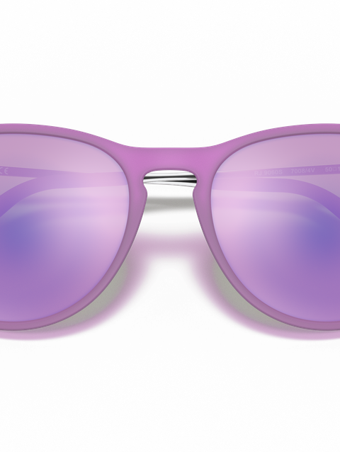 Ray-Ban Sunglasses Children Erika Kids - Violet Fluo Frame Grey Lenses 50-15