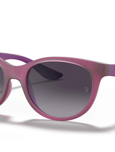 Ray-Ban Sunglasses Children Rb9068s Kids - Transparent Fuxia Frame Grey Lenses 47-16