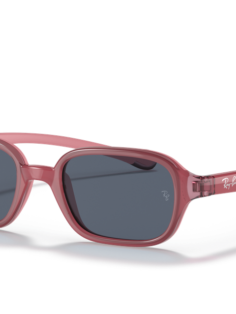 Ray-Ban Sunglasses Children Rb9074s Kids - Fuchsia On Rubber Pink Frame Grey Lenses 41-16